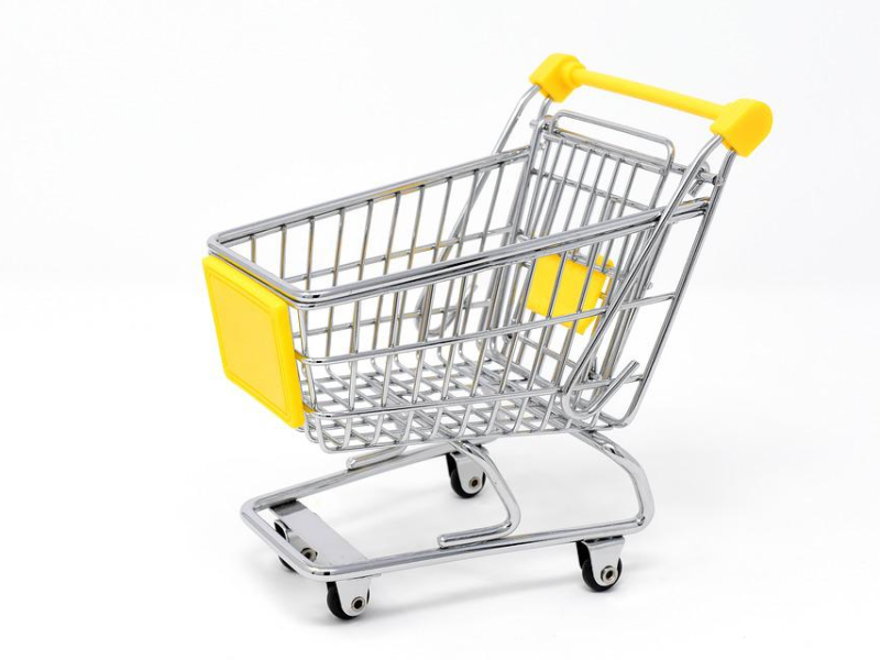 add a shopping cart to the website HTML